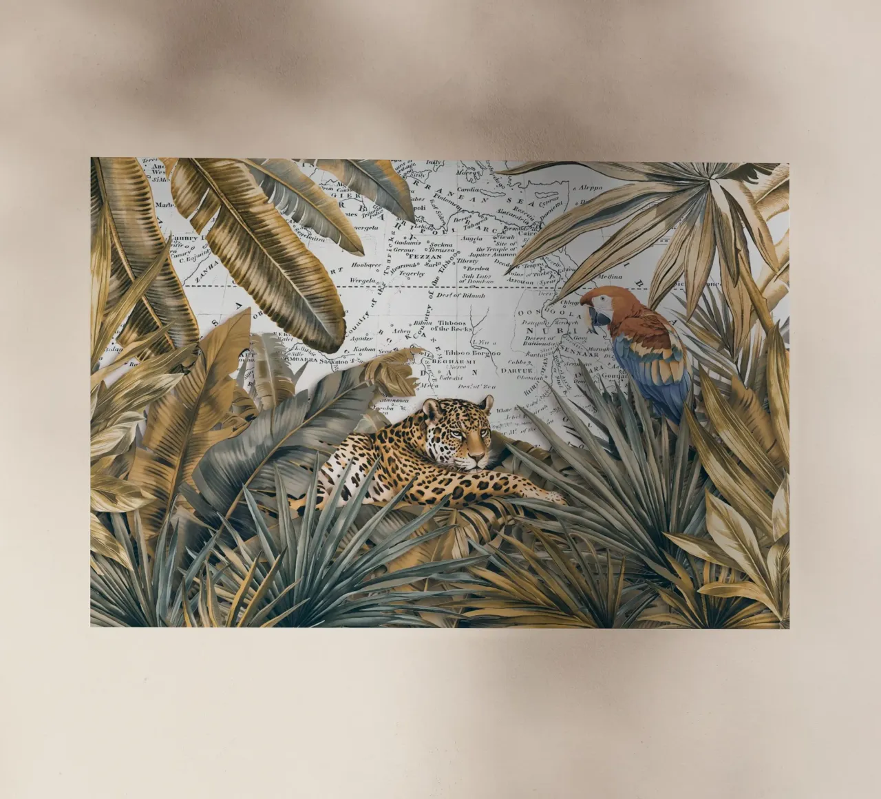 Viaggio tropicale di ghepardi e uccelli pellicola backlit da Andrea Haase Vintage World
