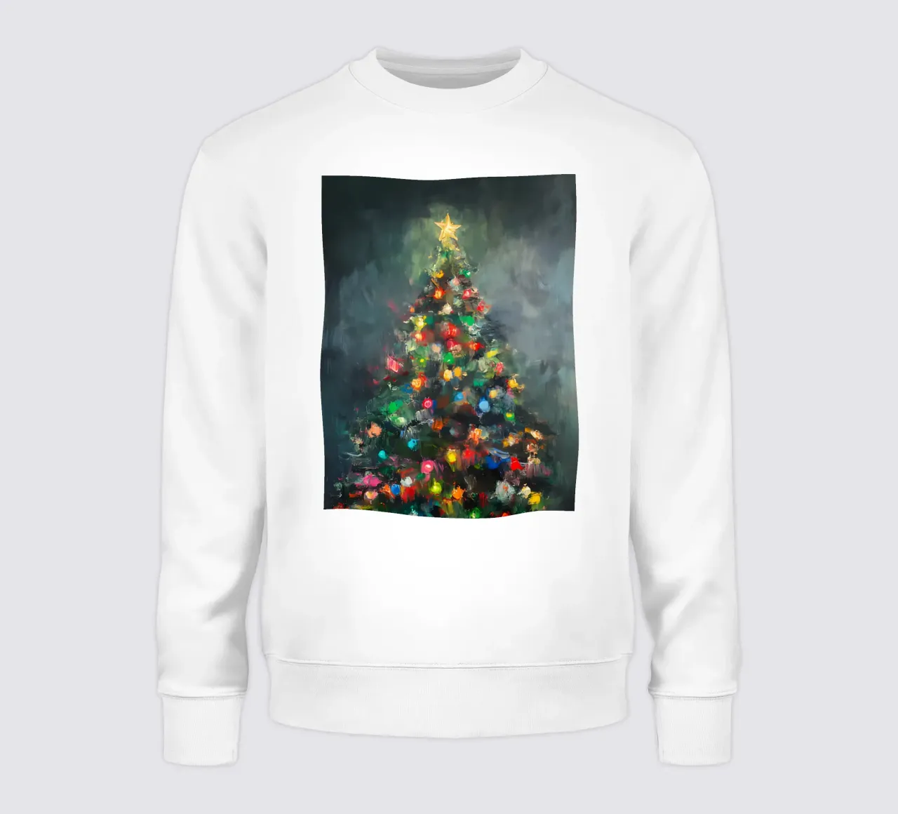 Albero di Natale astratto - Colori vivaci felpa da Christmas Vibes 2025