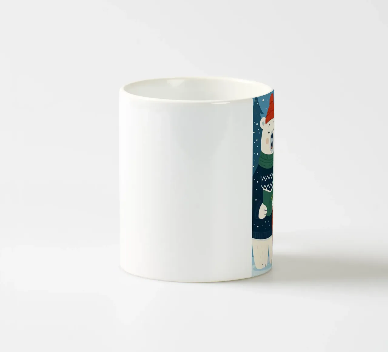 ORSI POLARI CHE CANTANO CANZONI DI NATALE tazza in ceramica da CHRISTMAS ART