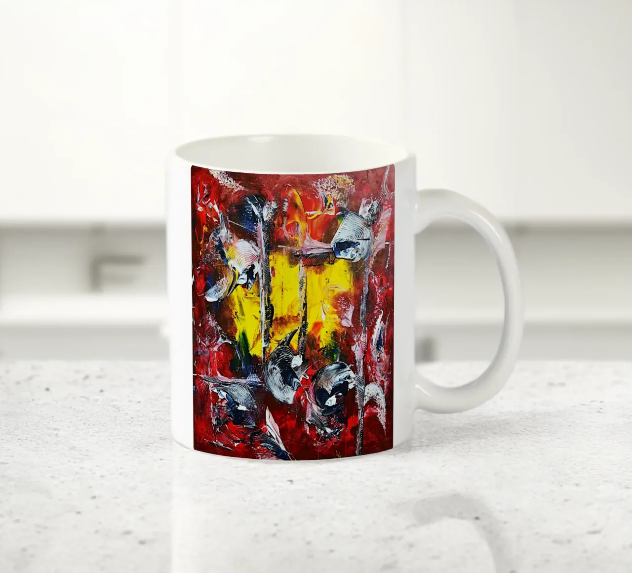 LOOK INSIDE. ceramic mug by Little treasures for your home