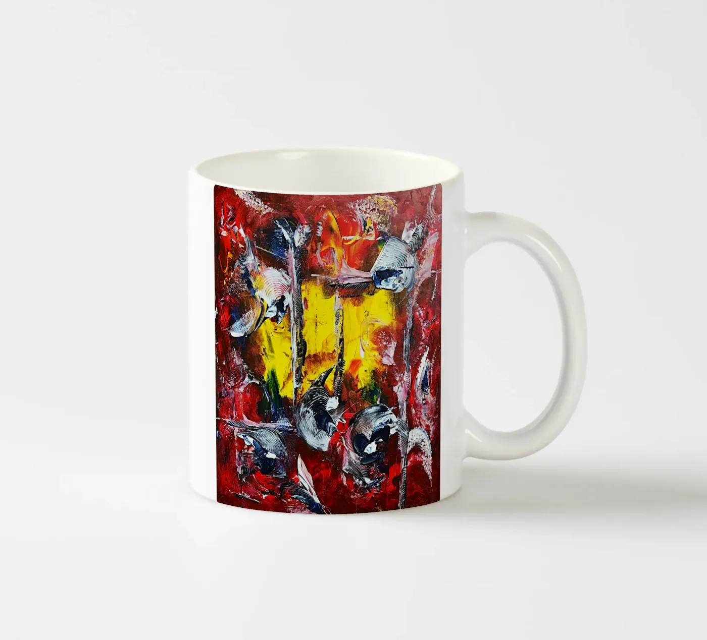 LOOK INSIDE. ceramic mug by Little treasures for your home