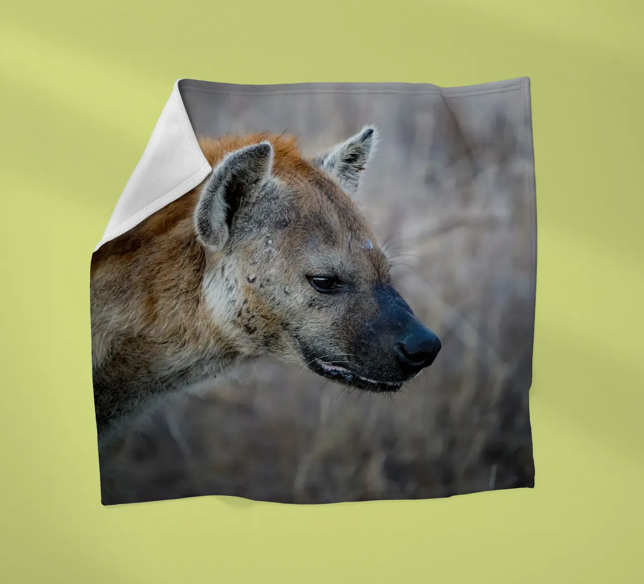 Hyäne Fleecedecke von Tom's Wildlife