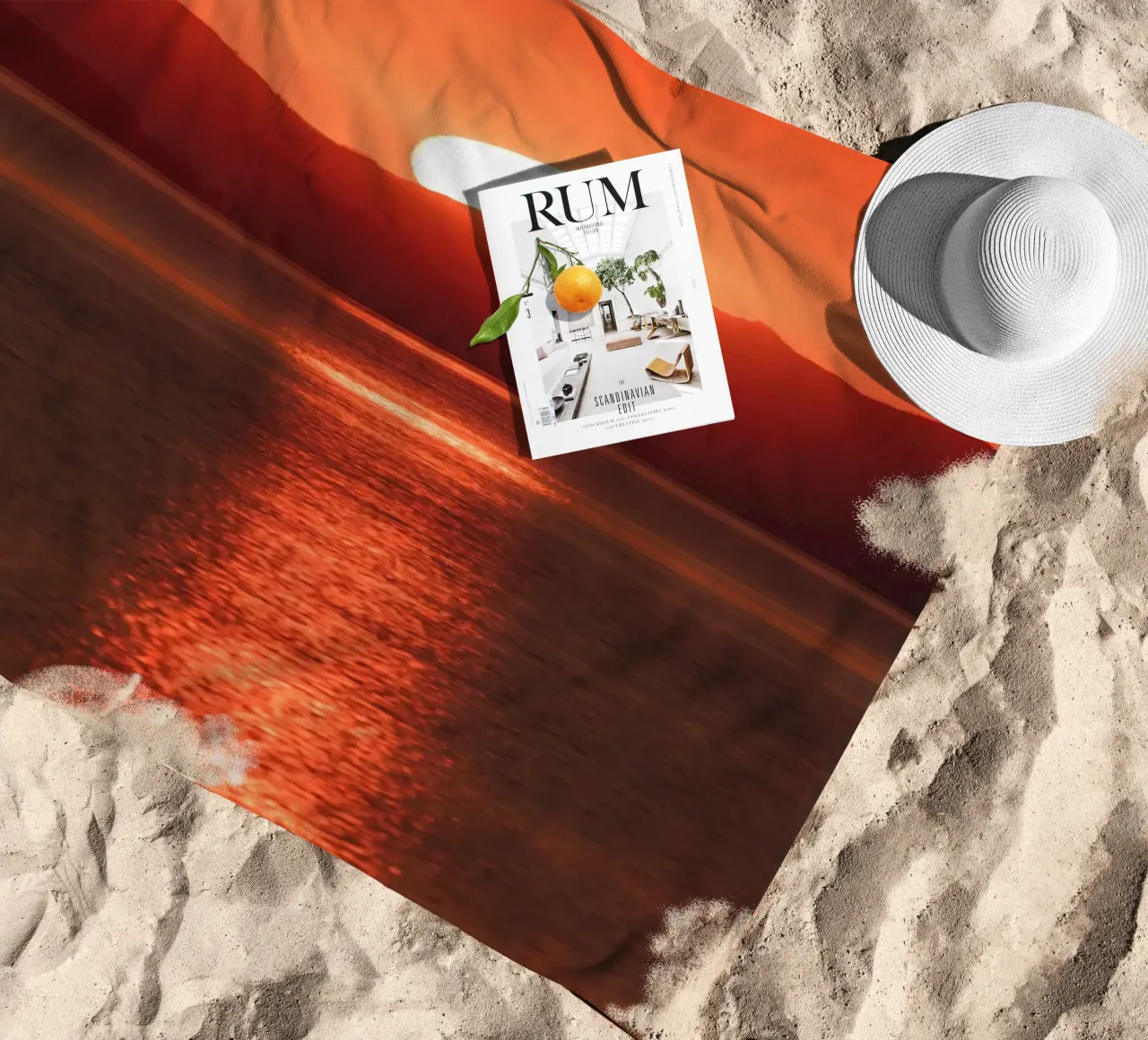 Orange Sunset telo mare da stunningphotos