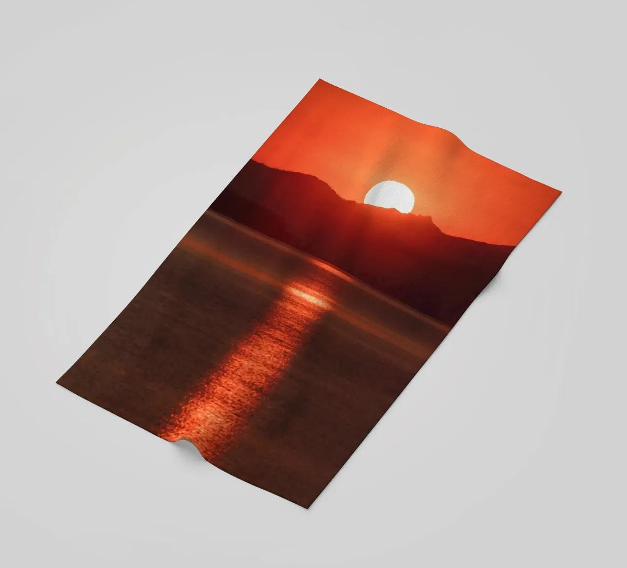 Orange Sunset telo mare da stunningphotos