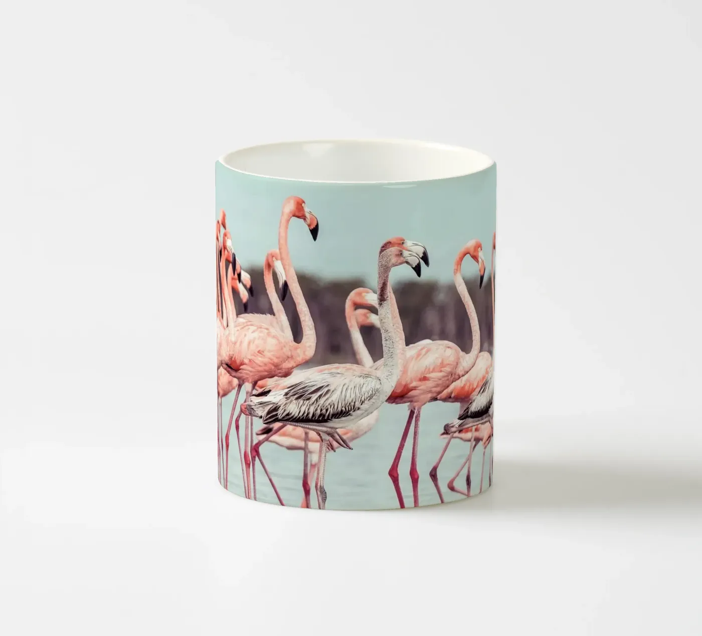 Flamingos keramische mok van stunningphotos