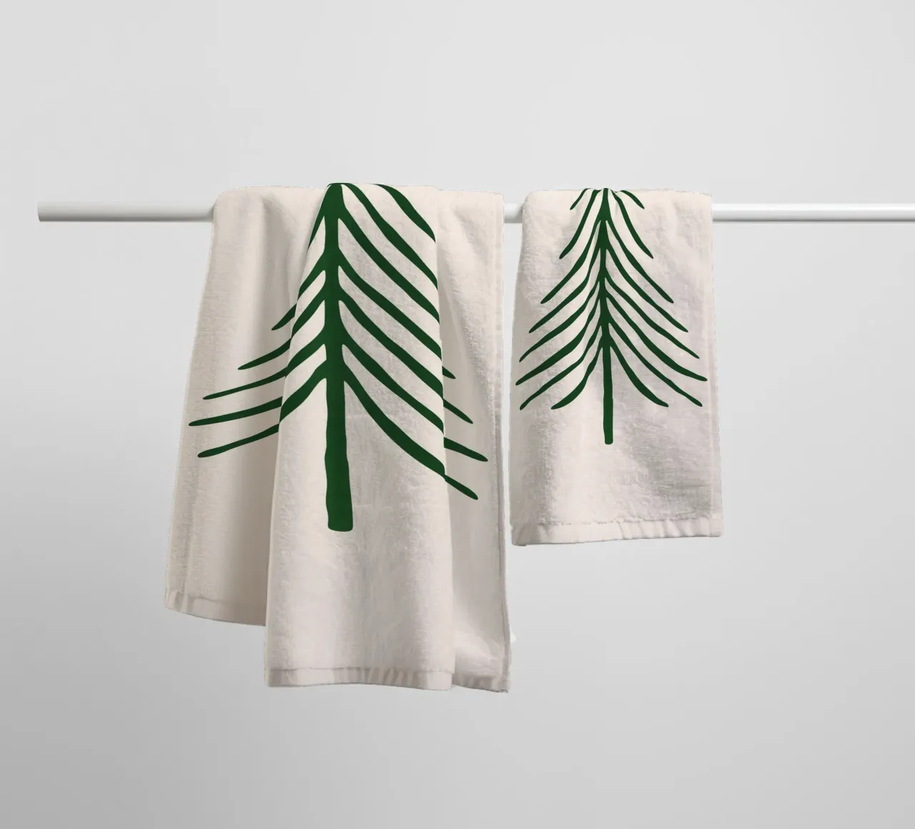 Pino nordico asciugamano da bagno da ChristmasMooodz