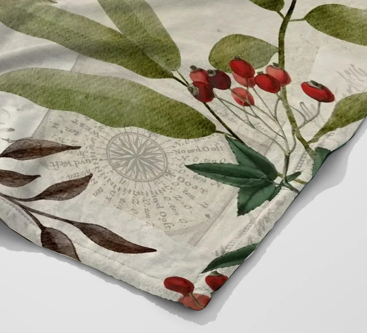 Uccelli del bosco d'autunno coperta in pile da Andrea Haase Vintage World