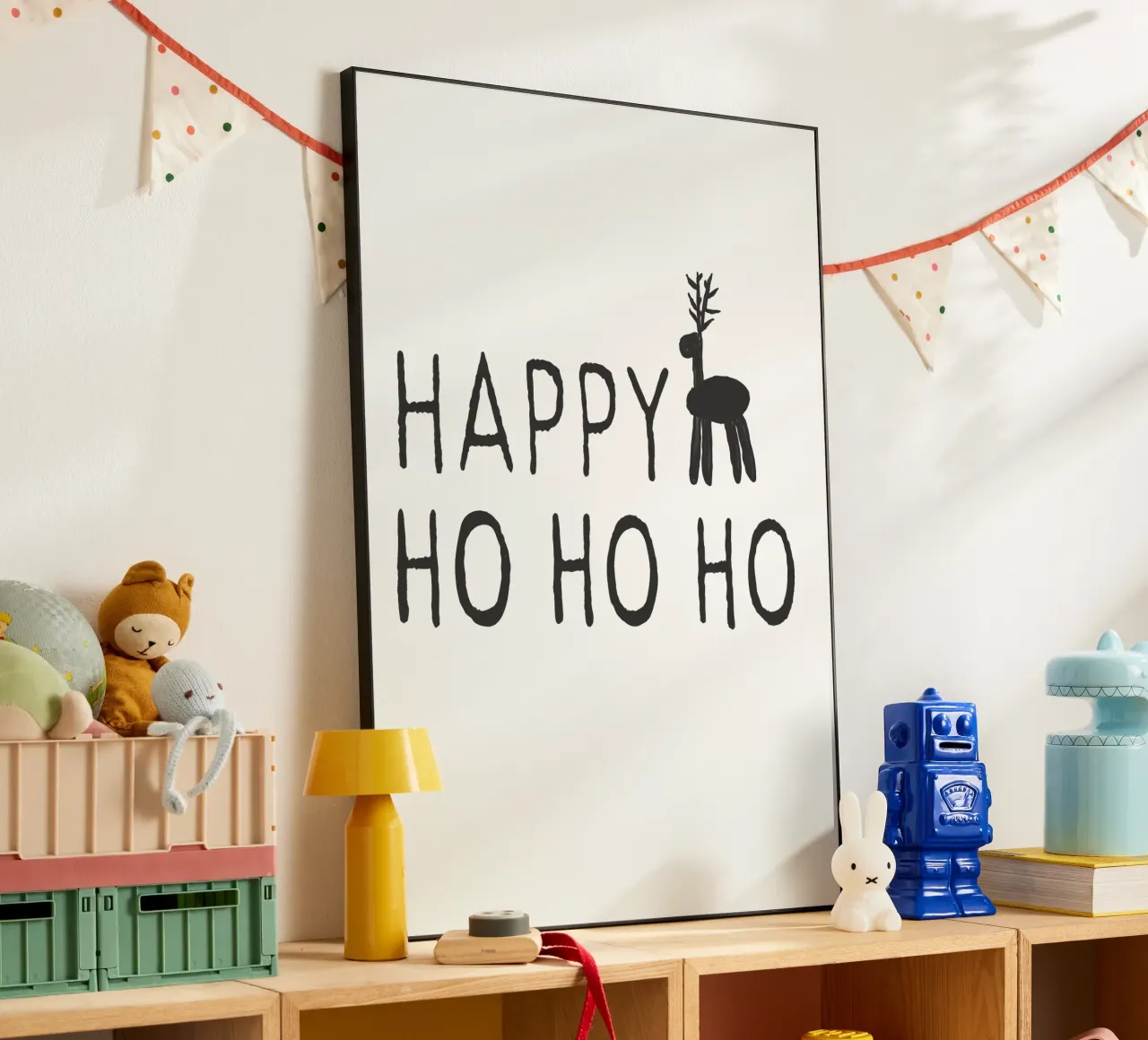 Happy Ho Ho Ho alu-dibond by ChristmasMooodz