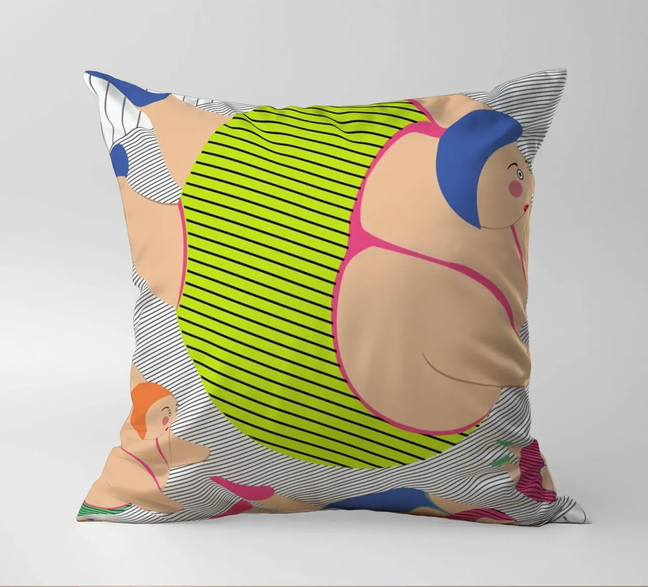 Synchronised Striped Swimmers cuscino da Maria Kritzas