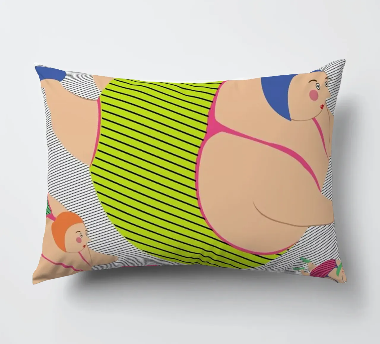 Synchronised Striped Swimmers cuscino da Maria Kritzas