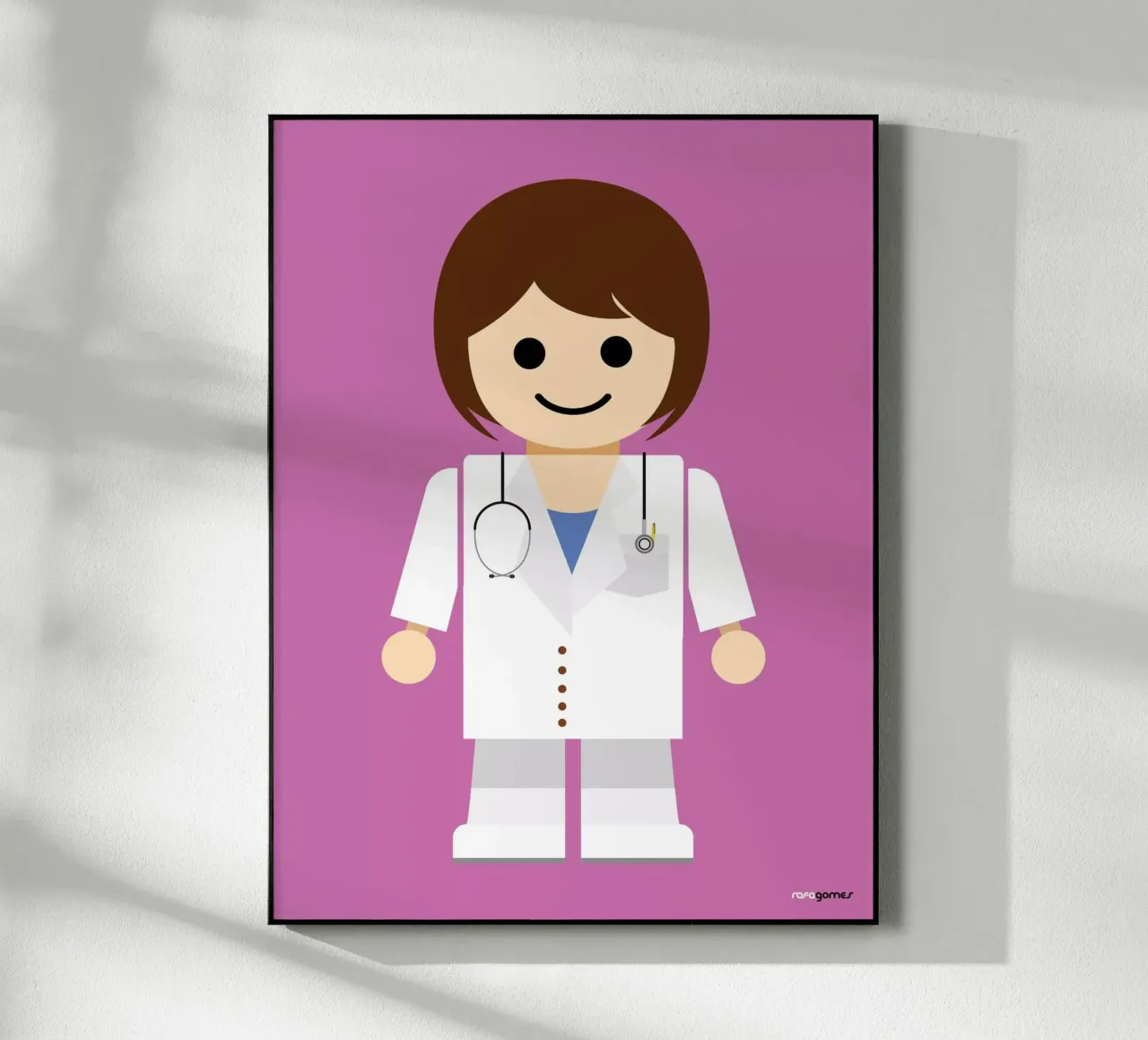 Dottore Giocattolo plexiglass da Rafa Gomes