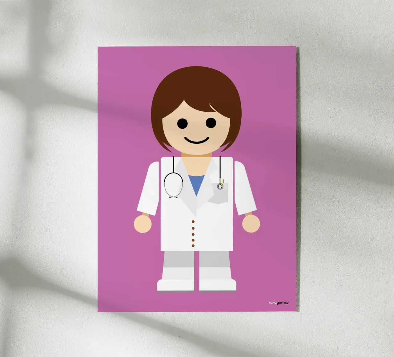 Dottore Giocattolo plexiglass da Rafa Gomes