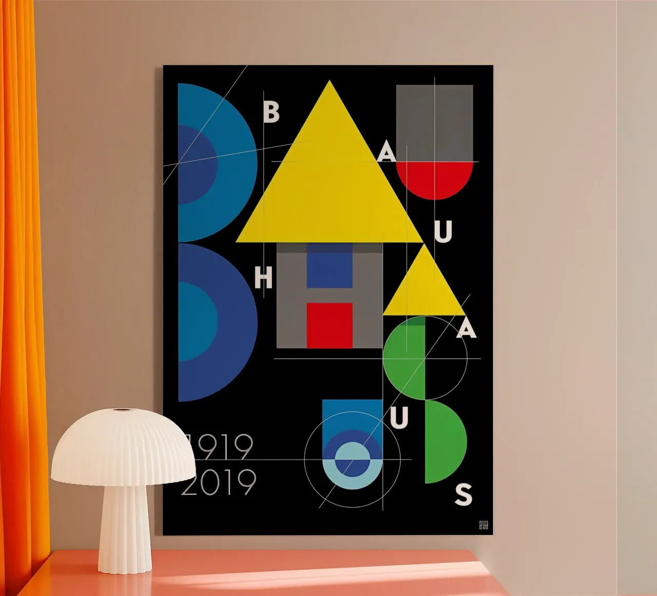 B 1919 - 2019 plexiglass da Reece Scott