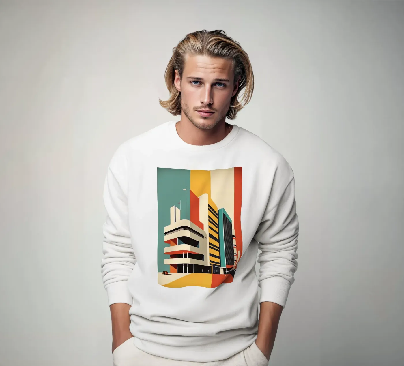 Bauhaus Building Sweatshirt von Isaac Murray