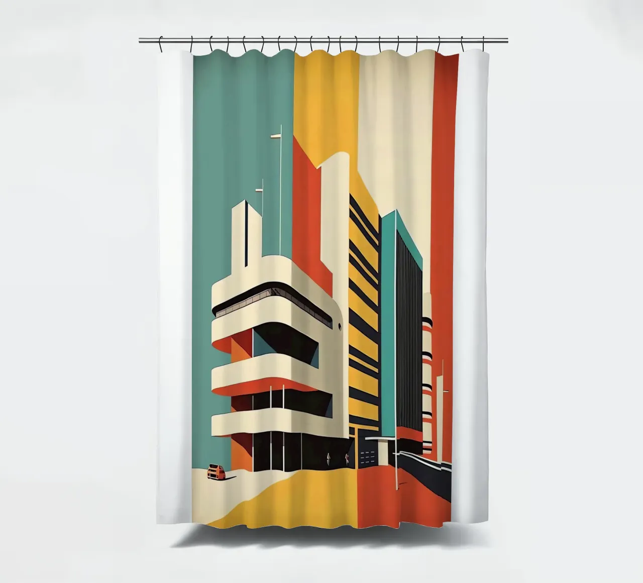 Edificio Bauhaus tenda da doccia da Isaac Murray