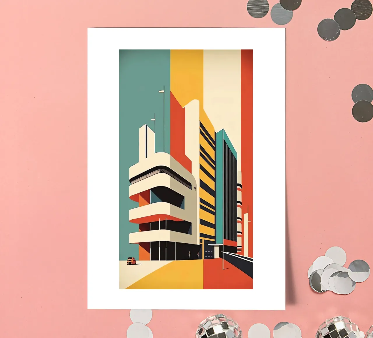 Edificio Bauhaus foglio adesivo da Isaac Murray