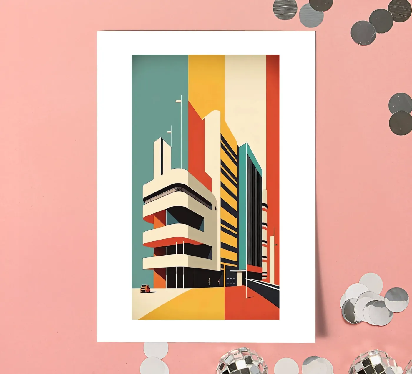 Bauhaus Building foglio adesivo da Isaac Murray