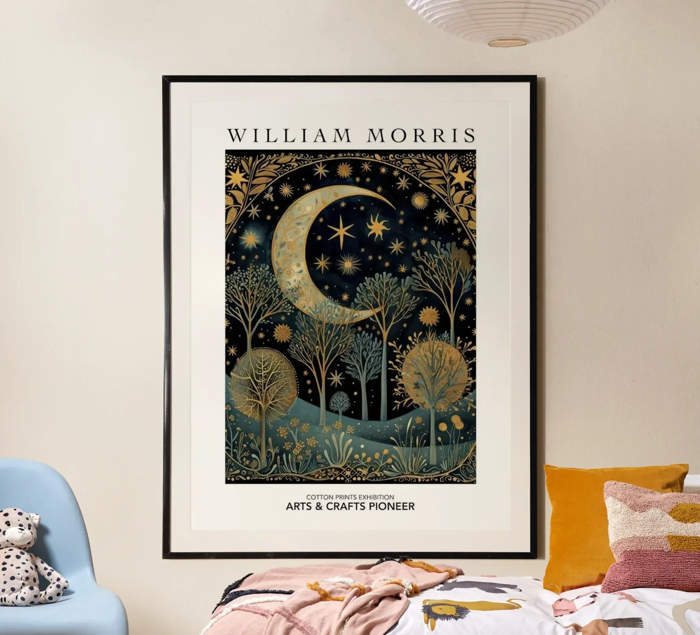 William Morris Moon Night poster da thomas