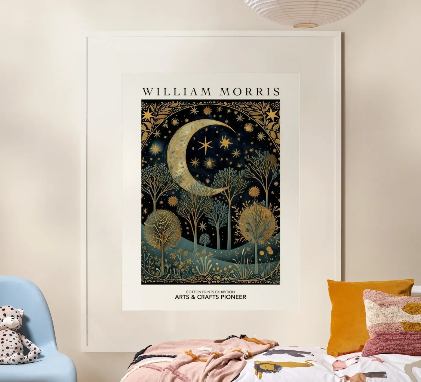 William Morris Moon Night poster da thomas
