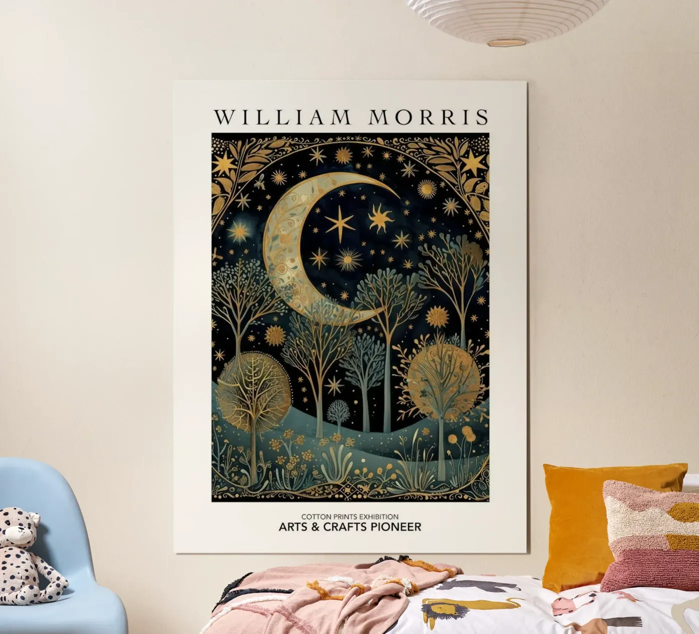 William Morris Moon Night poster da thomas