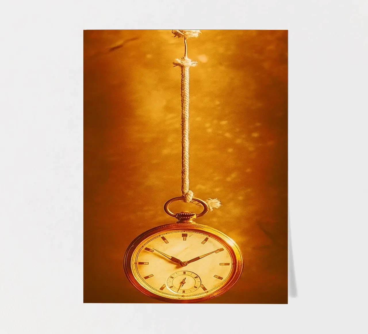 a clock hanging on a nearly broken string sticker sheet by PASMING