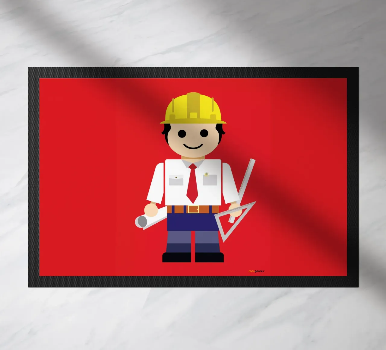 Engineer Toy deurmat van Rafa Gomes