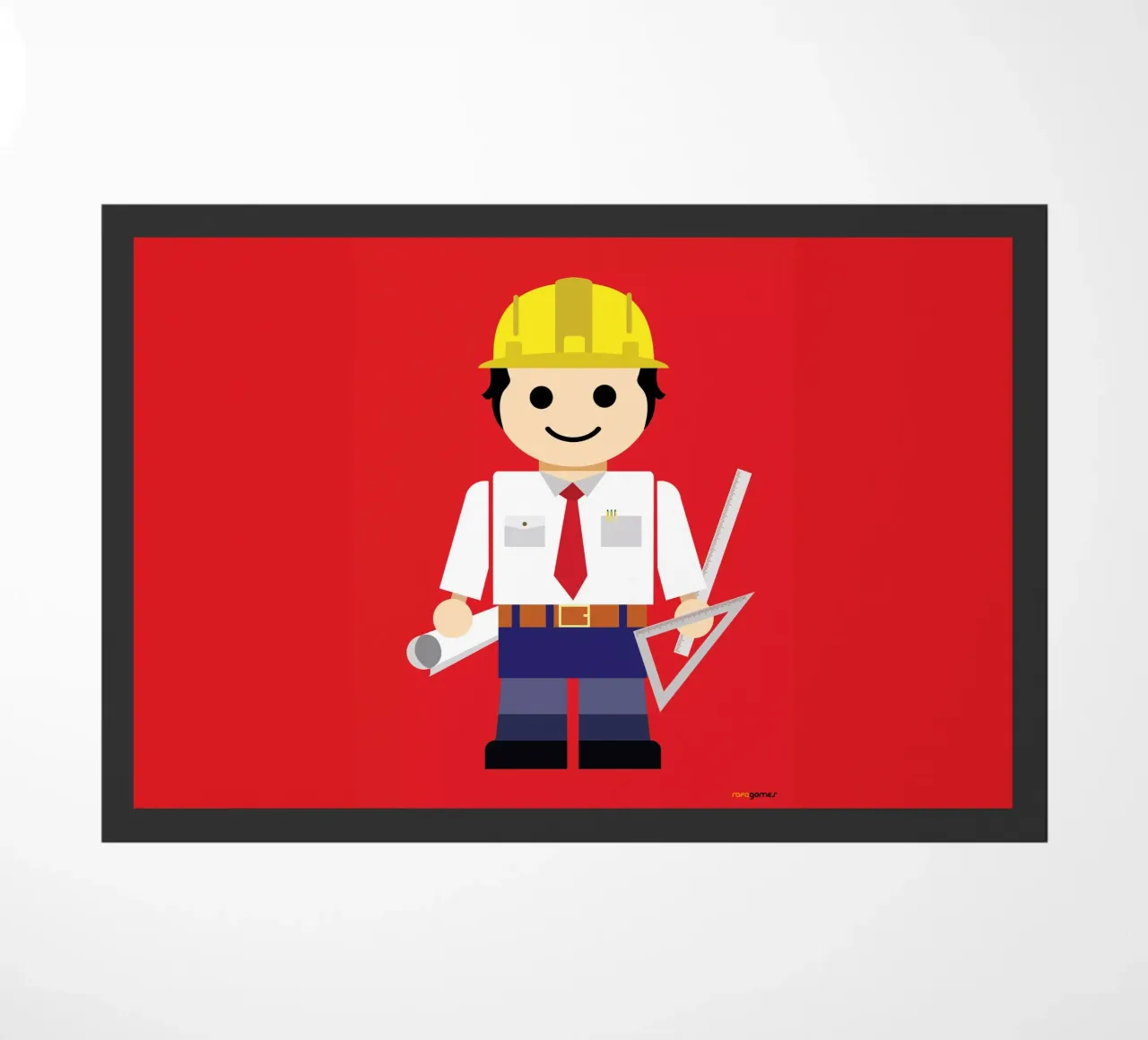 Engineer Toy deurmat van Rafa Gomes