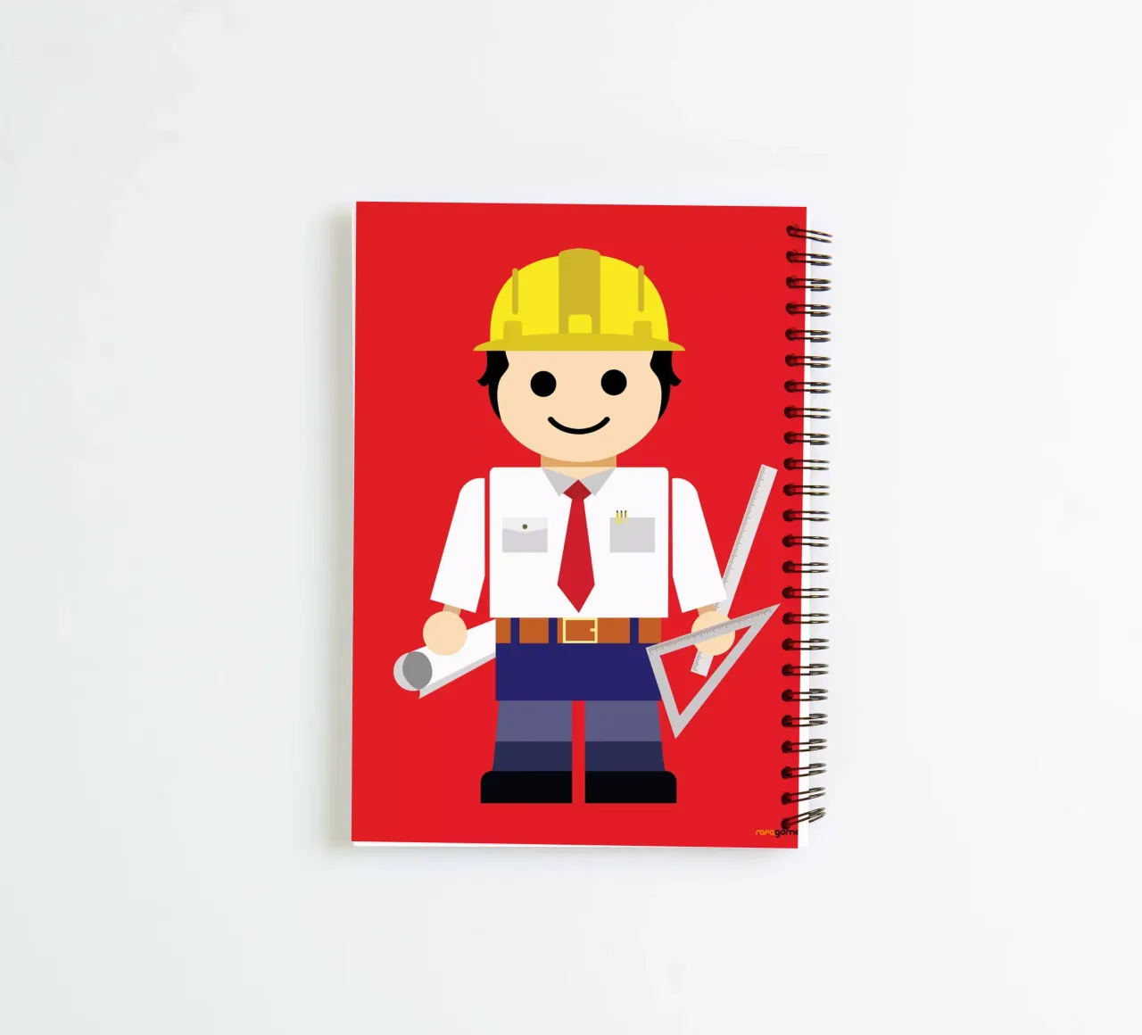Engineer Toy spiral notebook by Rafa Gomes