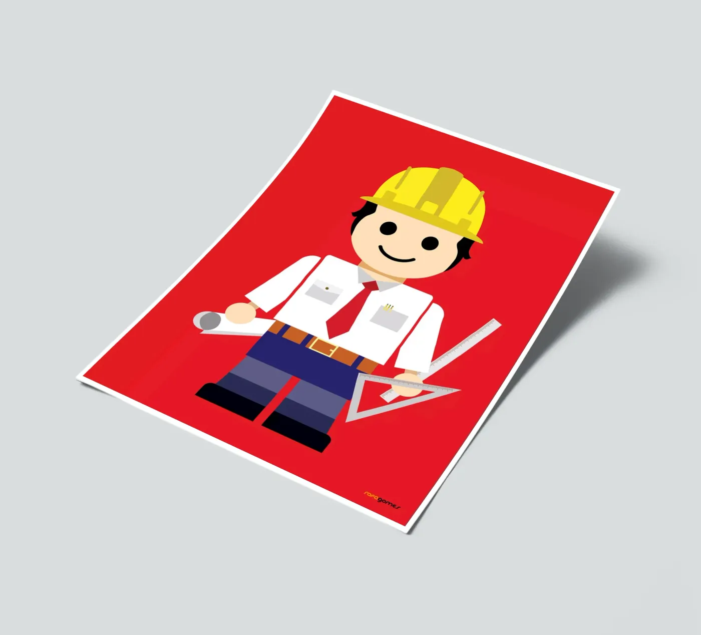Engineer Toy sticker sheet by Rafa Gomes