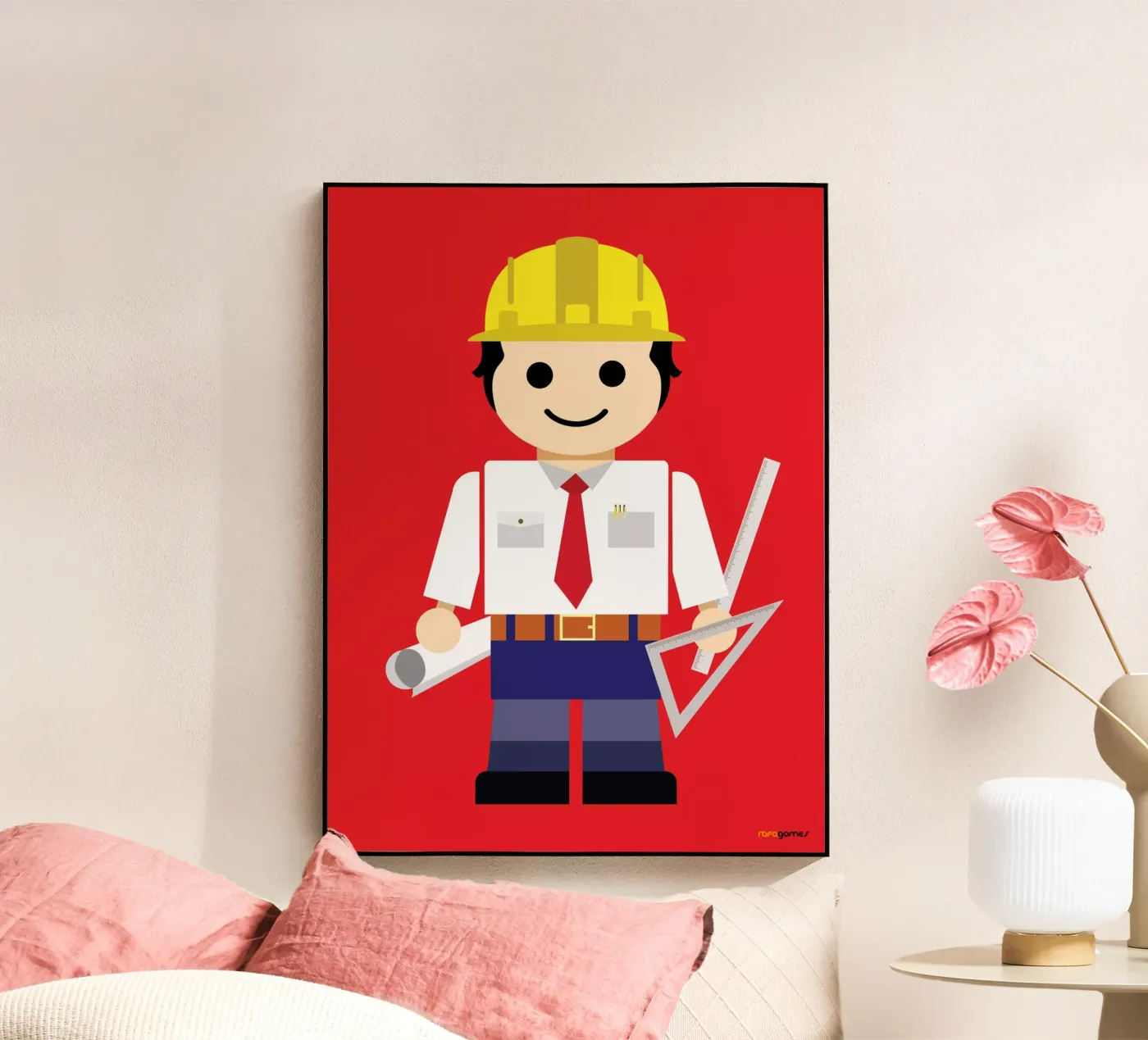 Engineer Toy Acryl-Glas von Rafa Gomes