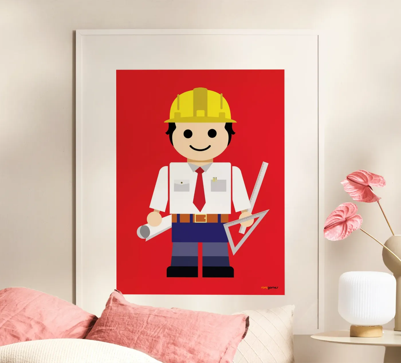 Engineer Toy Poster von Rafa Gomes