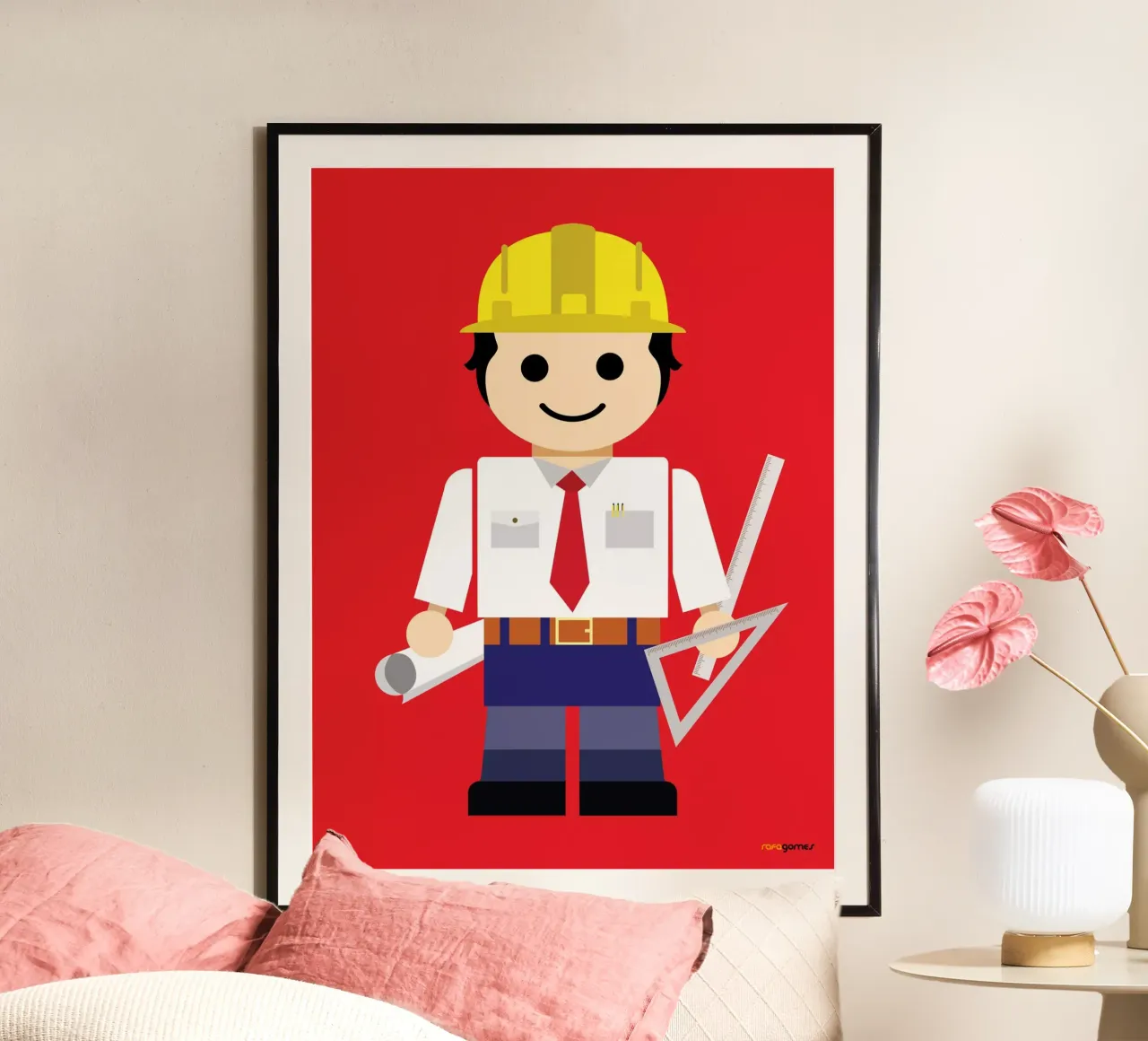 Engineer Toy poster van Rafa Gomes