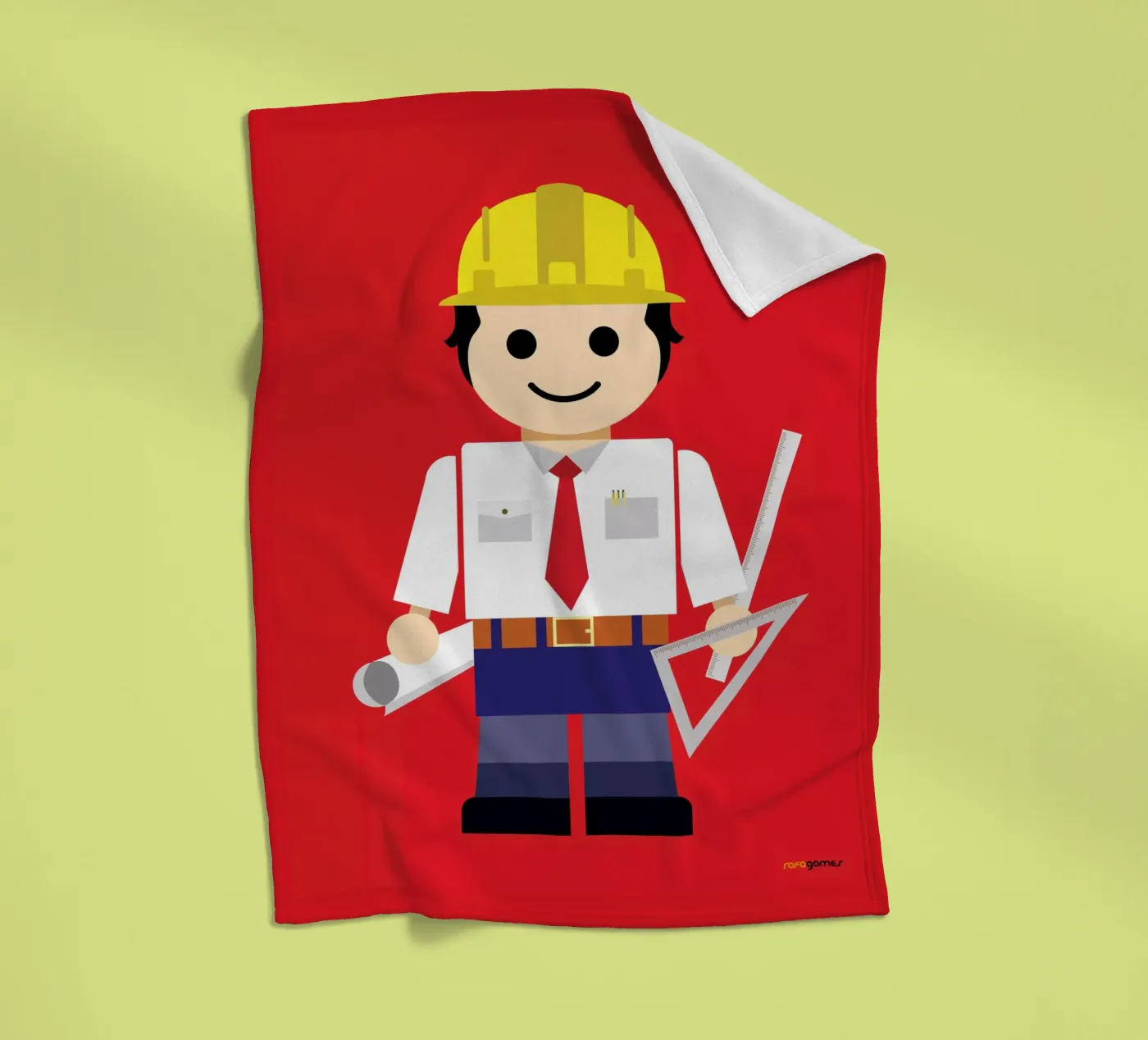 Engineer Toy fleecedeken van Rafa Gomes