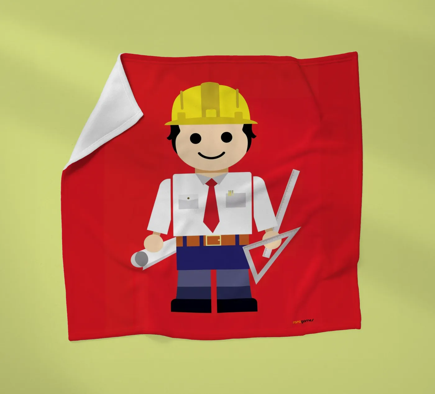 Engineer Toy fleecedeken van Rafa Gomes