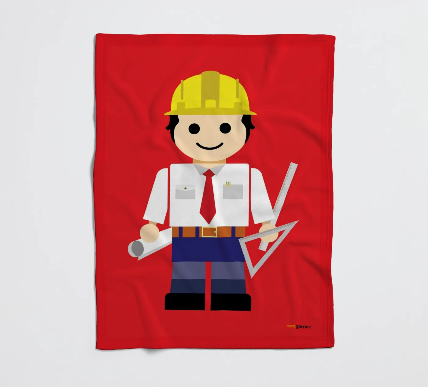Engineer Toy fleecedeken van Rafa Gomes
