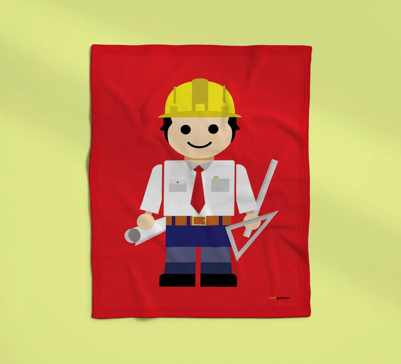 Engineer Toy fleecedeken van Rafa Gomes