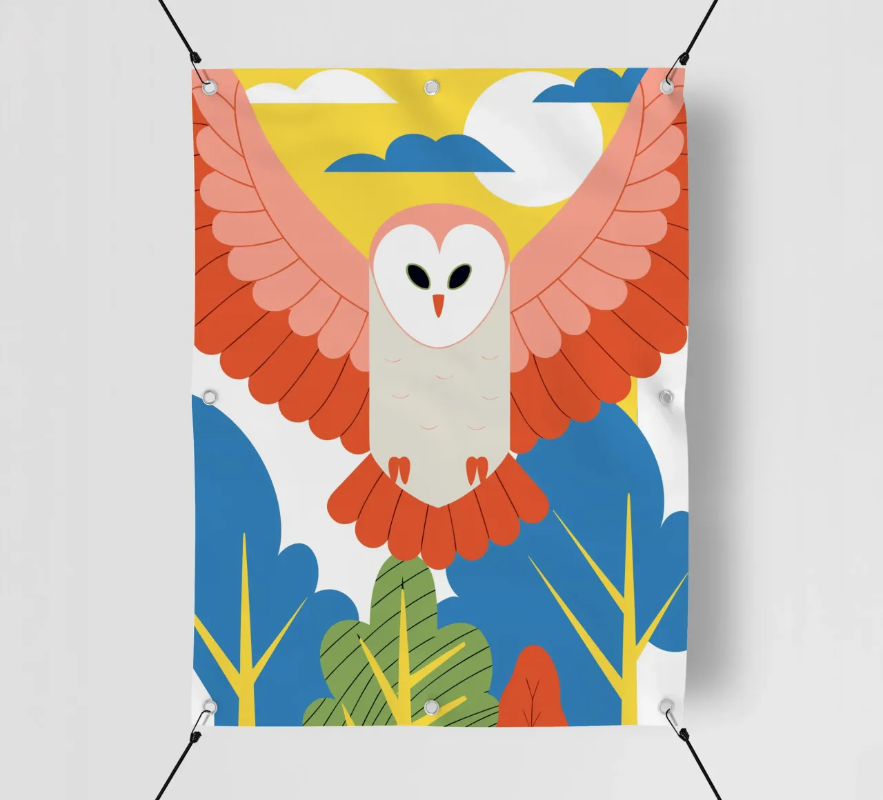 Gufo, dominatore della notte telo in pvc da PROTECT ANIMALS