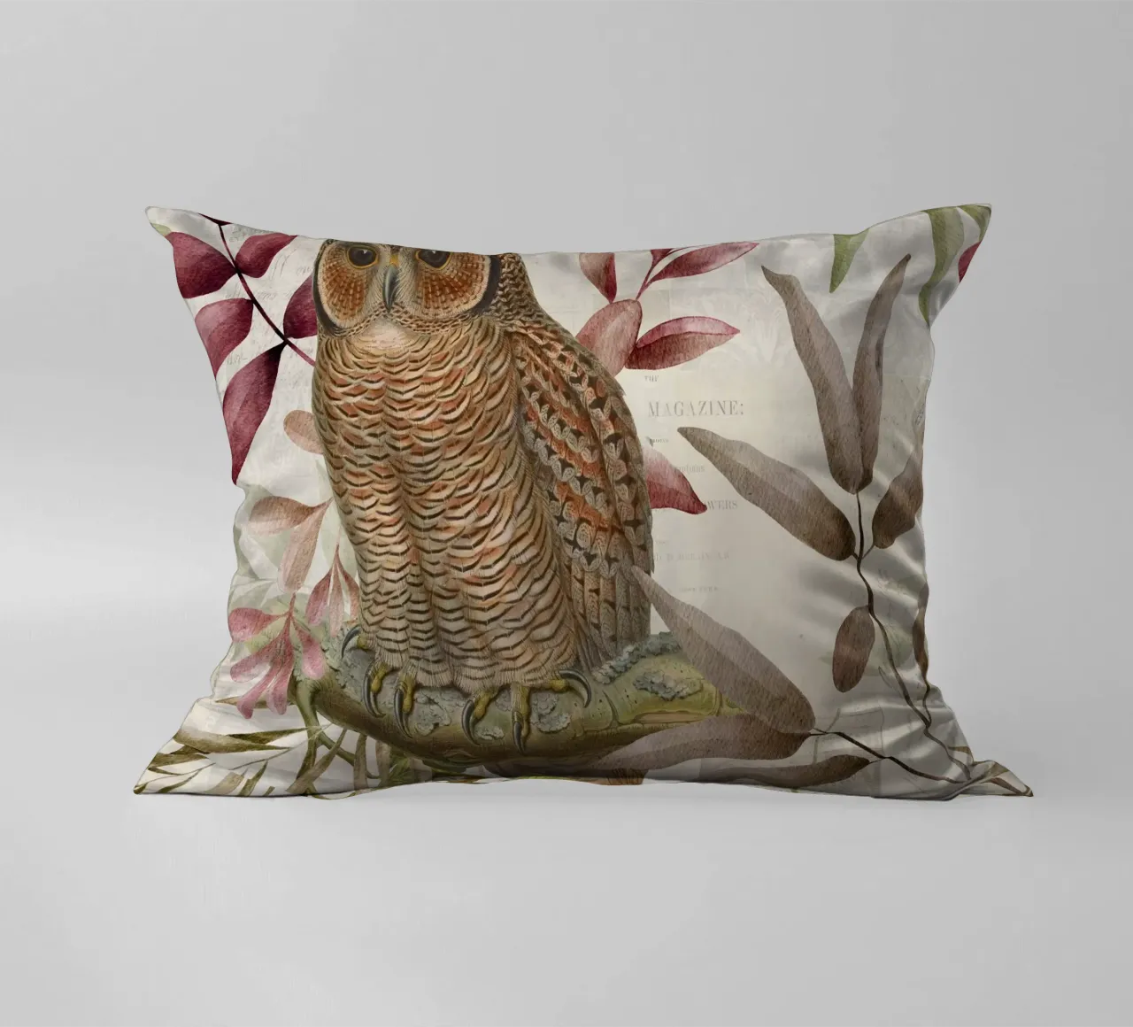 Gufo d'autunno vintage cuscino da Andrea Haase Vintage World