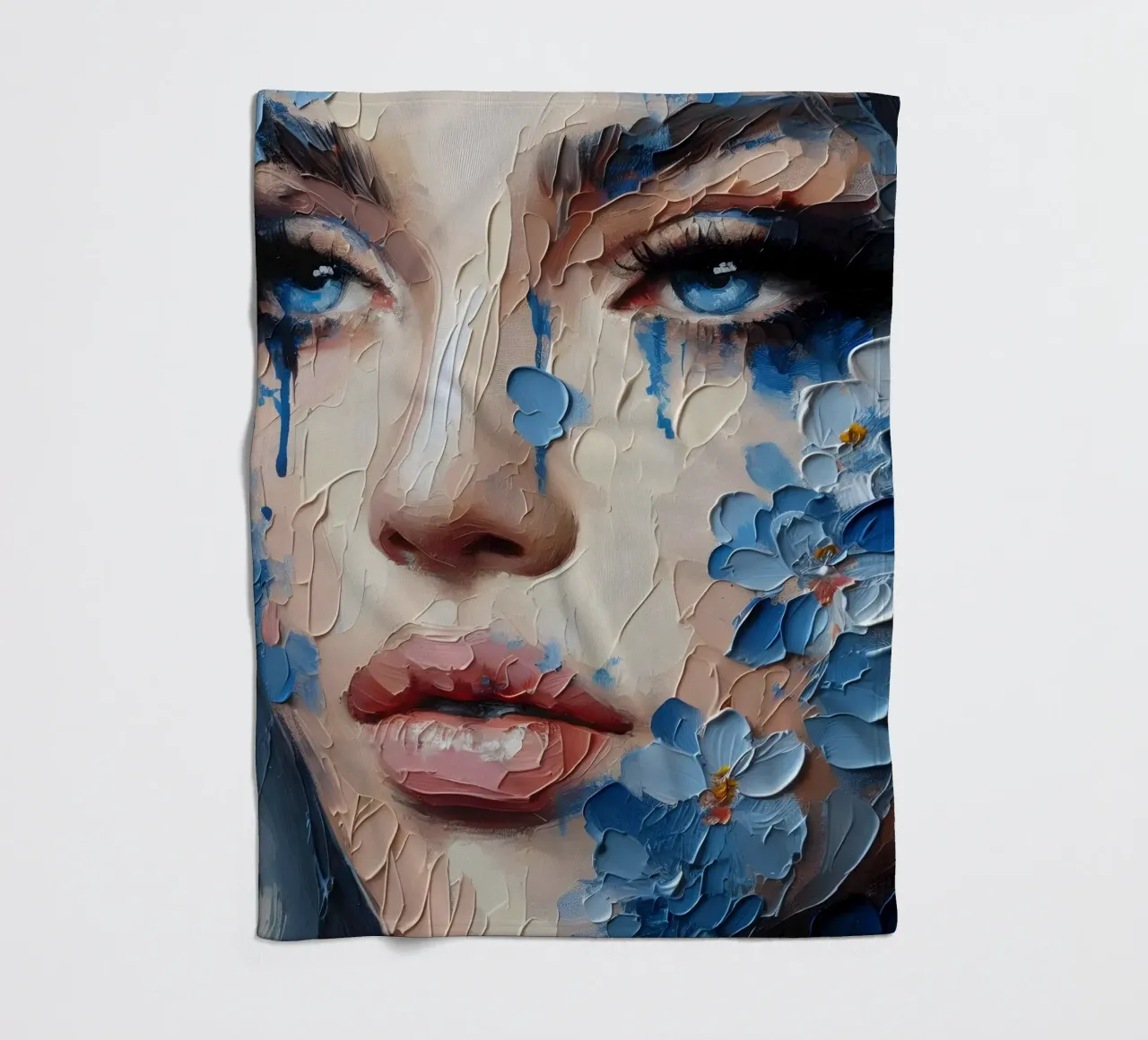 SENTIRE IL BLU coperta in pile da ARTOMATIC