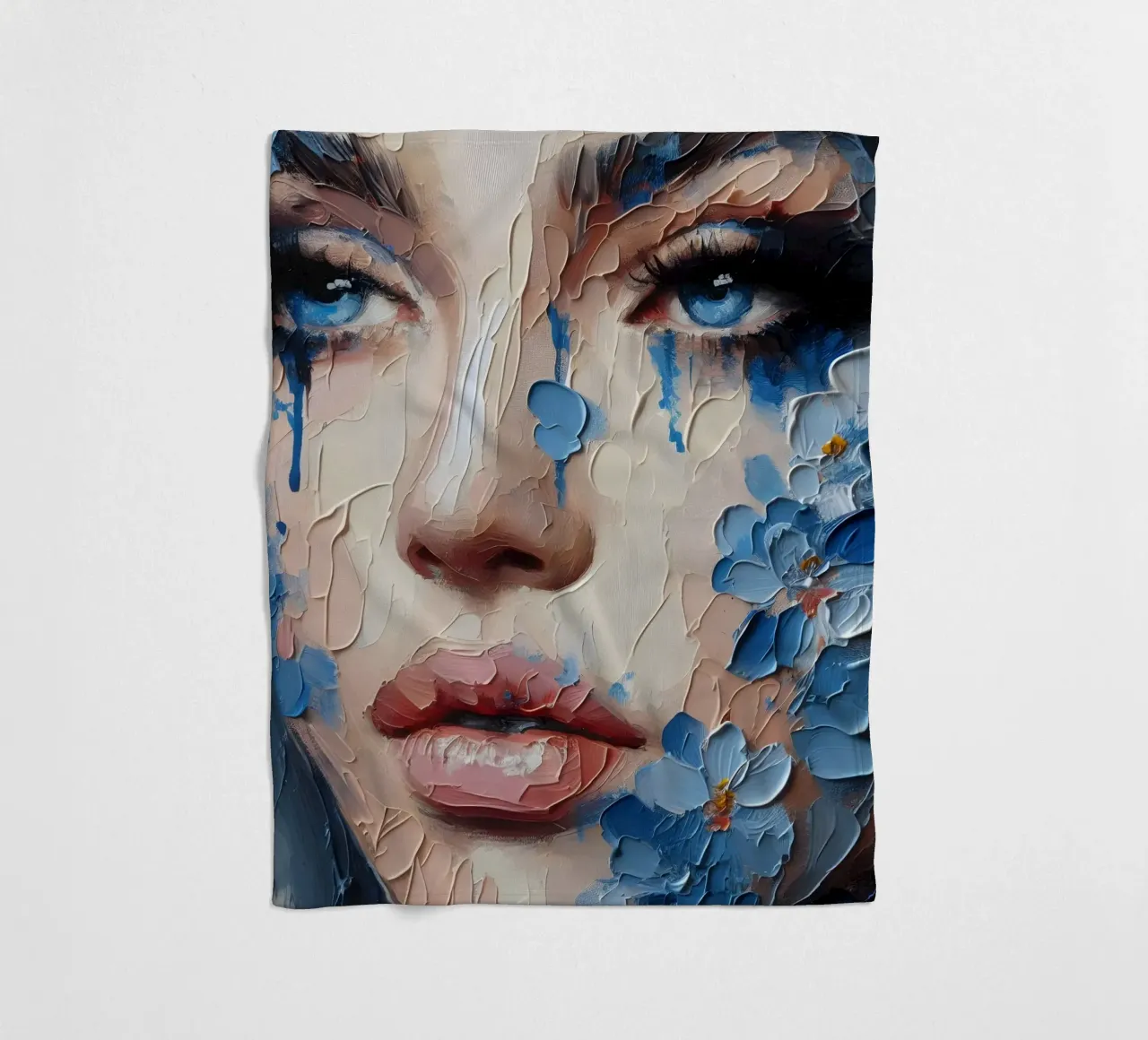 SENTIRE IL BLU coperta in pile da ARTOMATIC