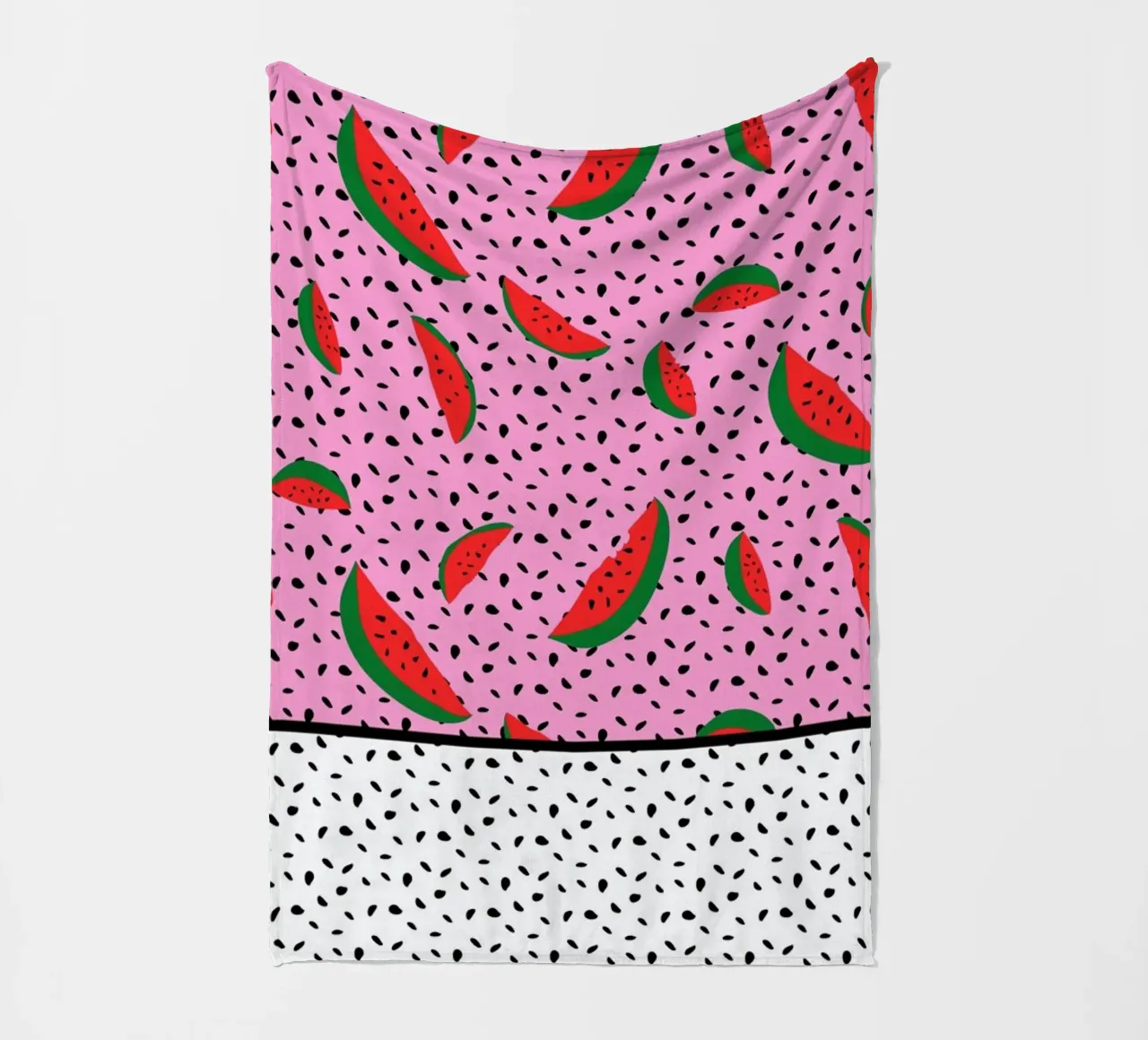 Spotted Watermelons fleecedeken van Maria Kritzas
