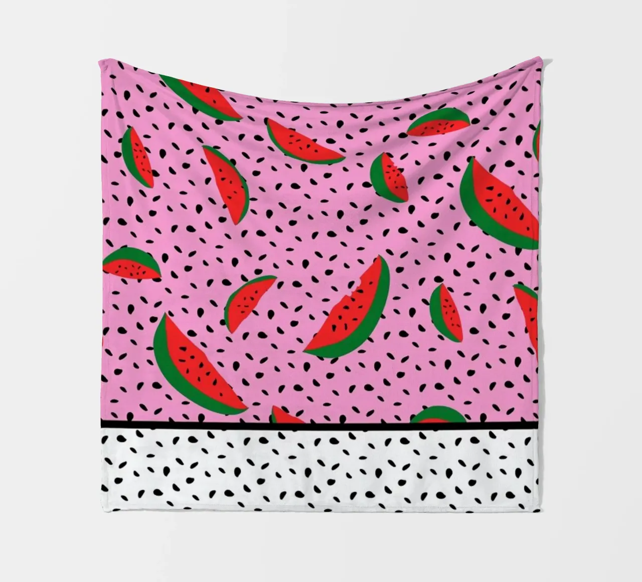 Spotted Watermelons fleecedeken van Maria Kritzas