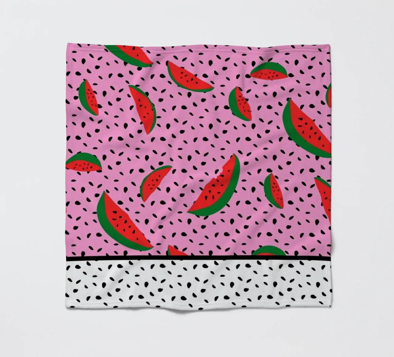 Spotted Watermelons fleecedeken van Maria Kritzas