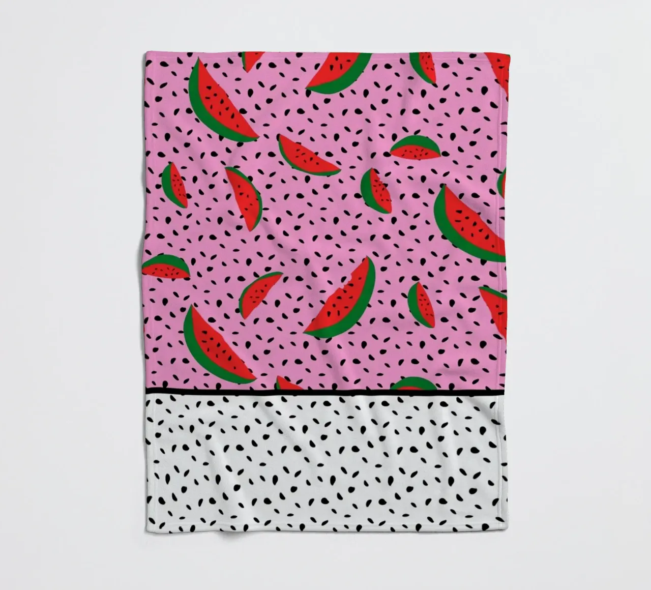 Spotted Watermelons fleecedeken van Maria Kritzas