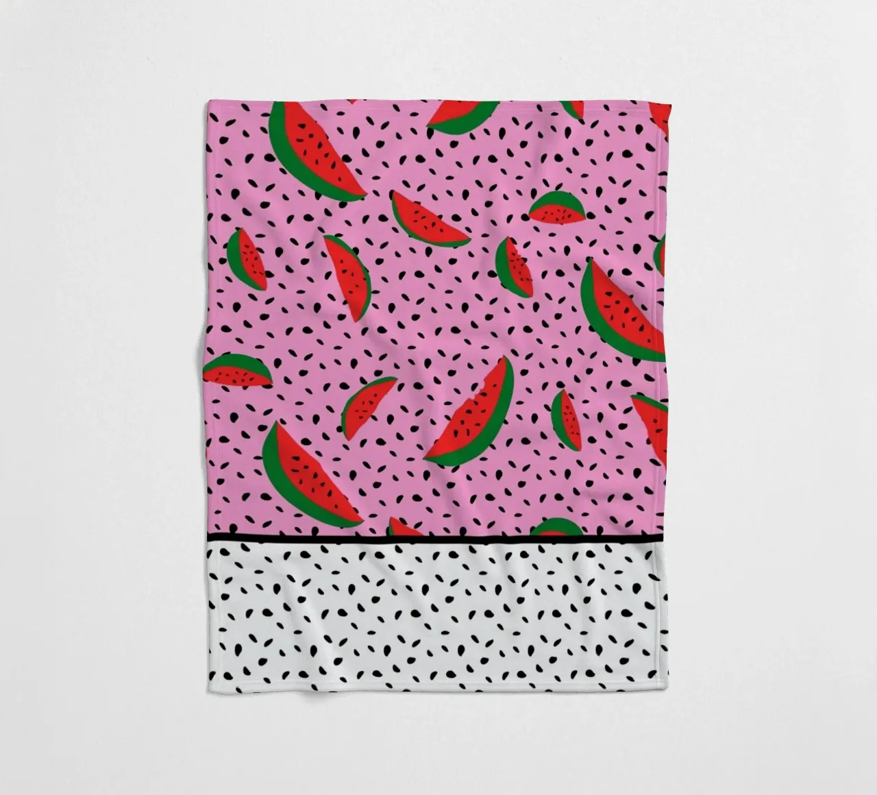Spotted Watermelons fleecedeken van Maria Kritzas
