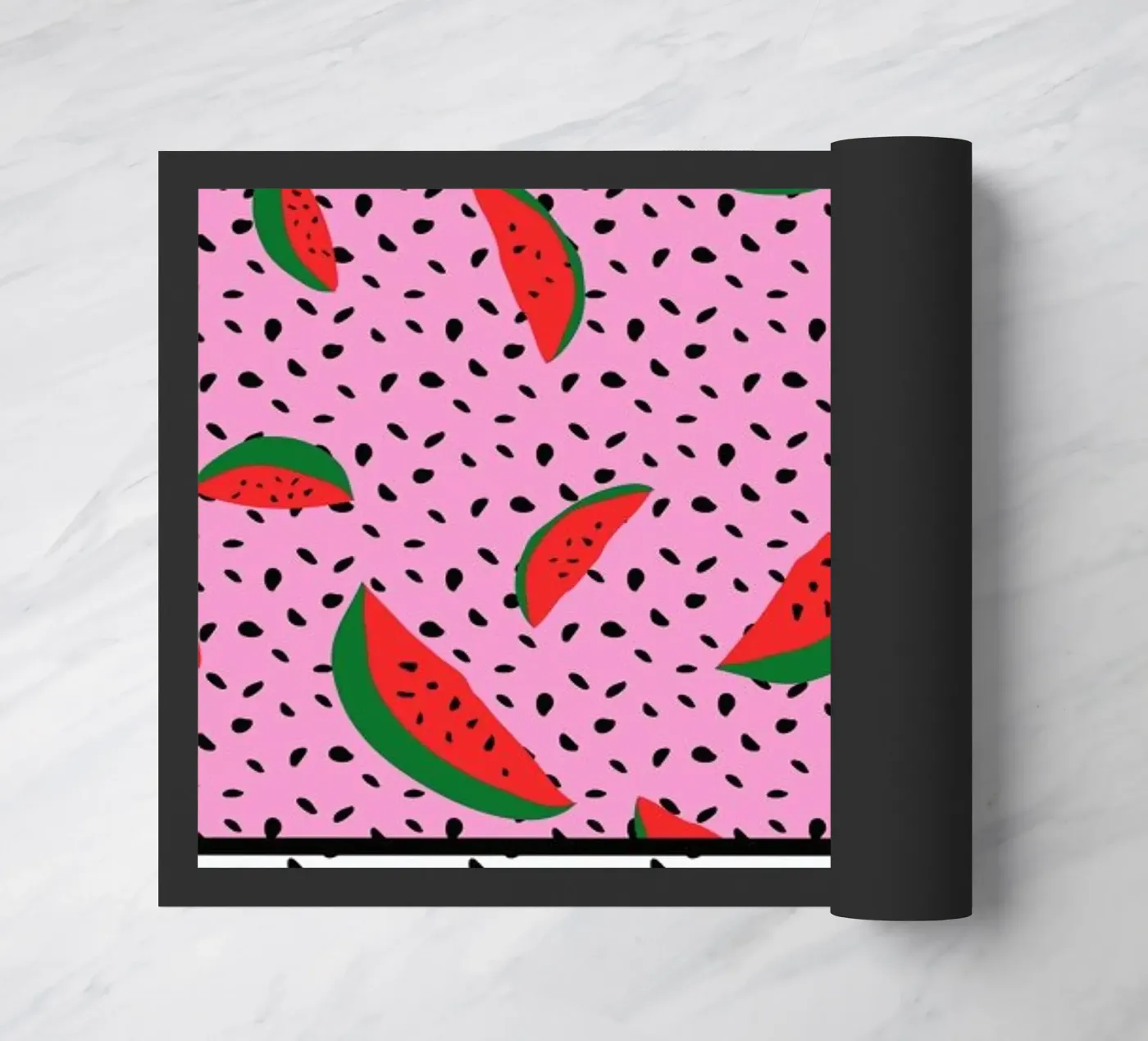 Spotted Watermelons doormat by Maria Kritzas
