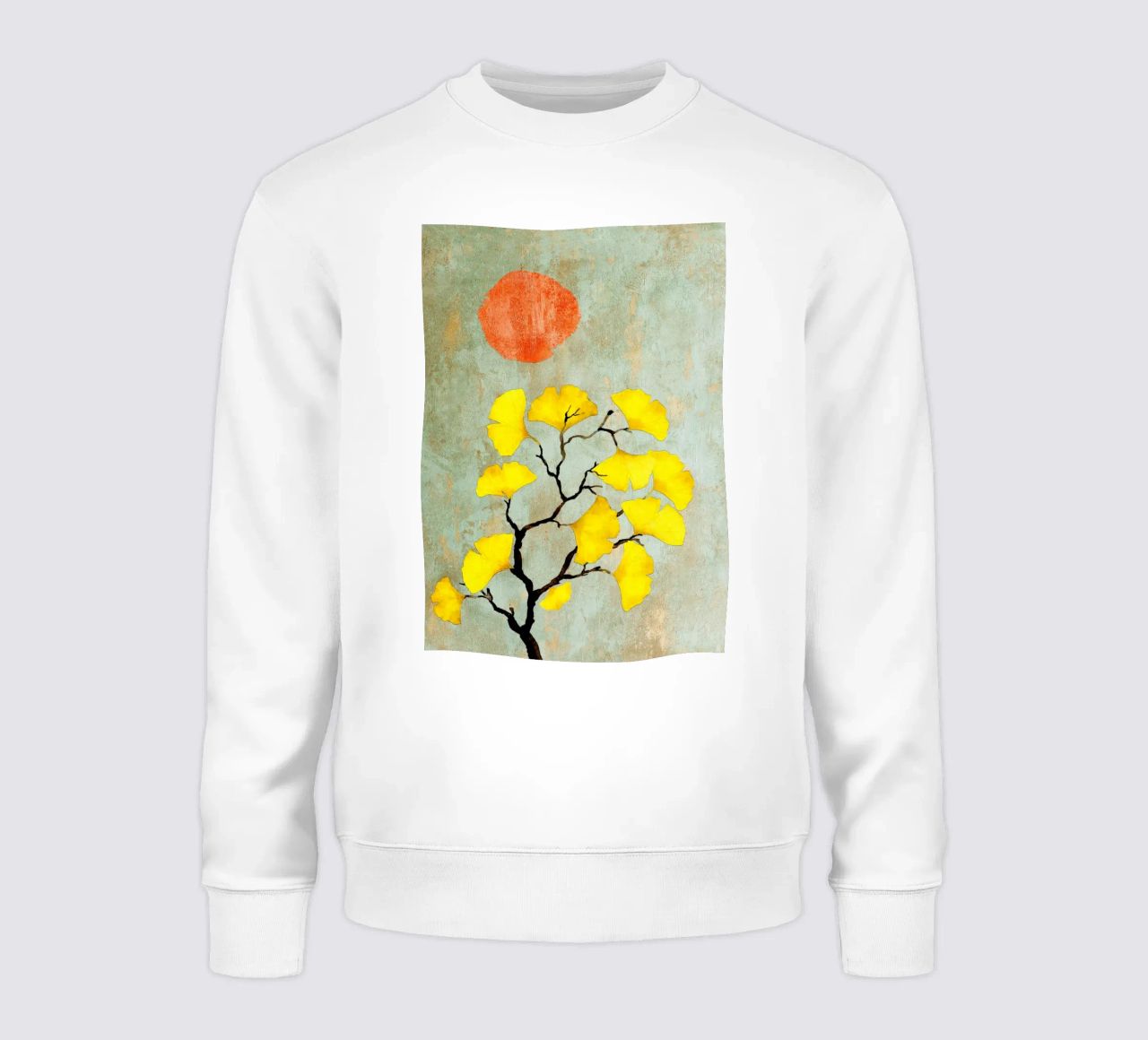 Ginkgo biloba tree art felpa da Justyna Jaszke JBJart