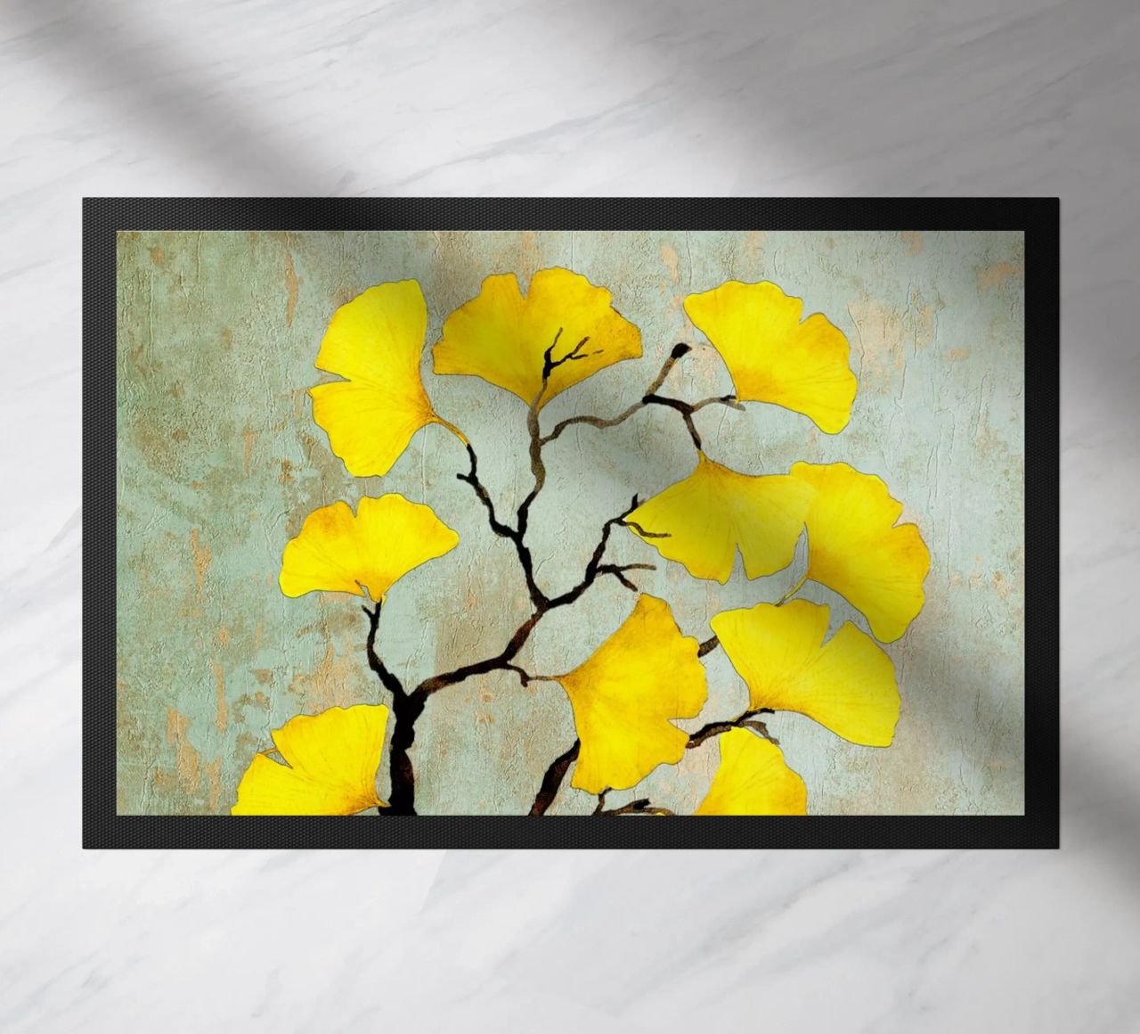 Ginkgo biloba tree art zerbino da Justyna Jaszke JBJart