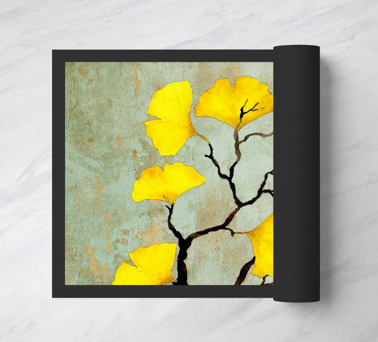 Ginkgo biloba tree art zerbino da Justyna Jaszke JBJart