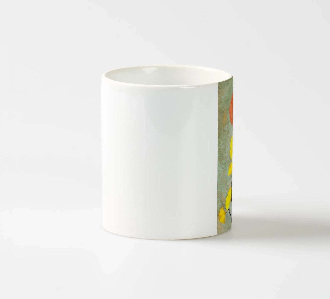 Ginkgo biloba tree art tazza in ceramica da Justyna Jaszke JBJart